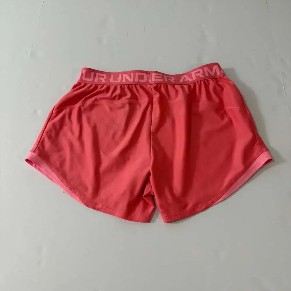 Under‎ Armour Women's Play Up 3.0 Shorts in Pink Size S